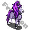 Purple "Lady Gaga" Horse