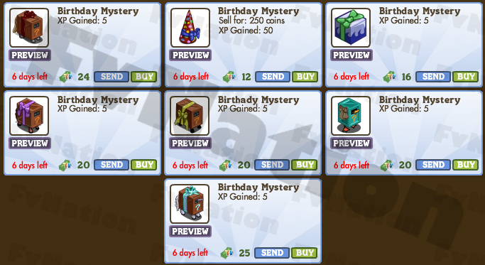 7 Mystery Boxes!