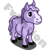 Purple Mini Horse